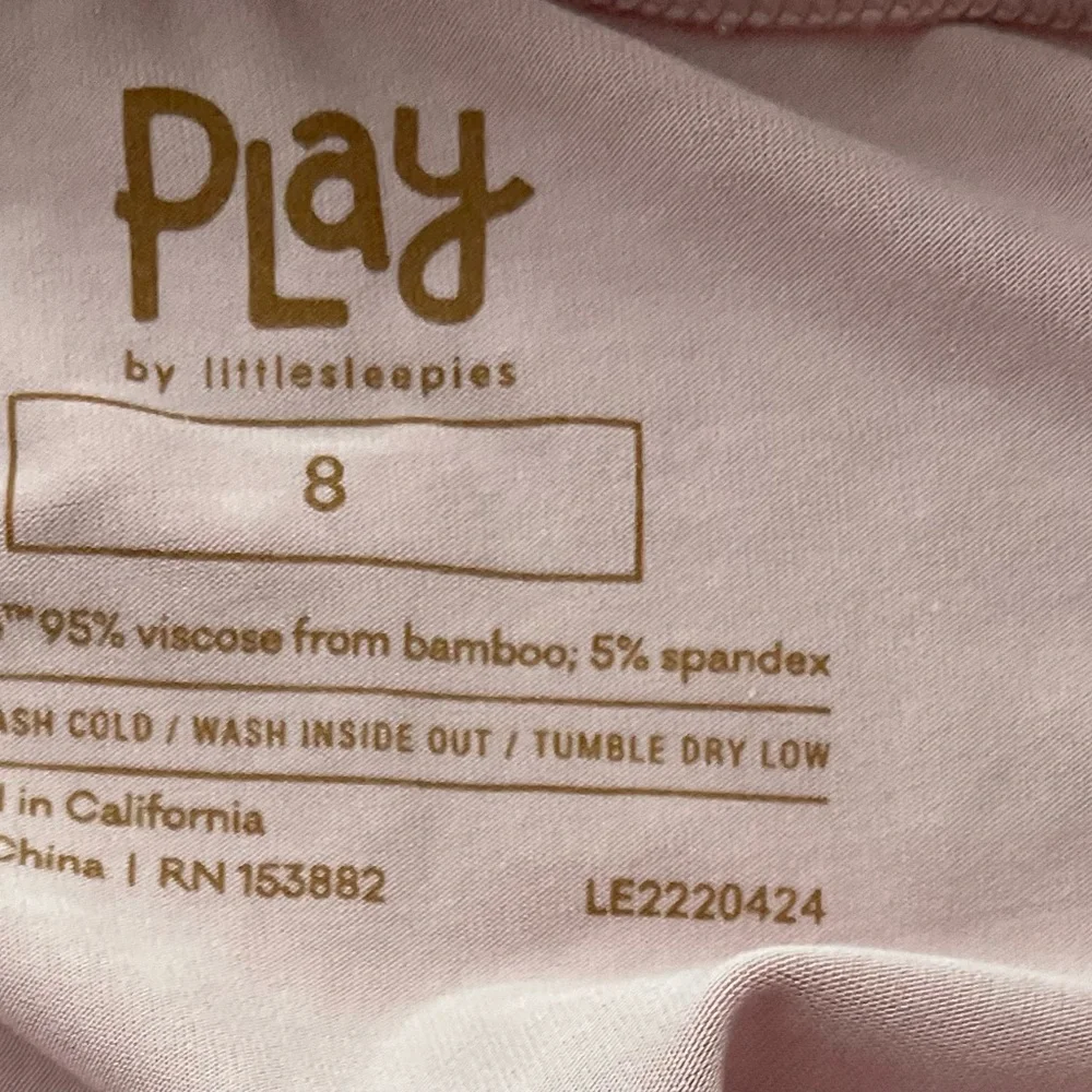 Little Sleepies leggings two pairs 
in colors sweet pink & mauve blush - Picture 4 of 4